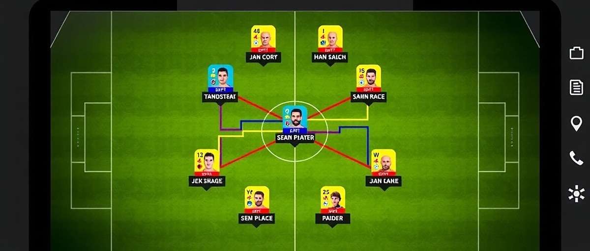 FIFA Mobile Strategist Indian Tactics FIFA Mobile Strategist Indian player strategy diagram