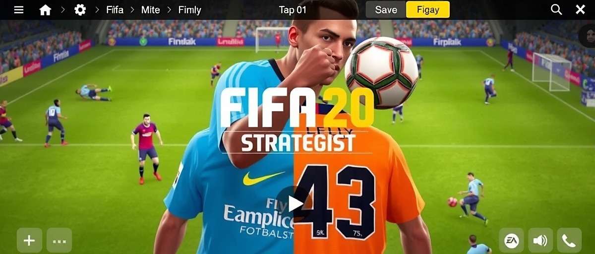 FIFA Mobile Strategist Gameplay FIFA Mobile Strategist gameplay showing Indian football strategies